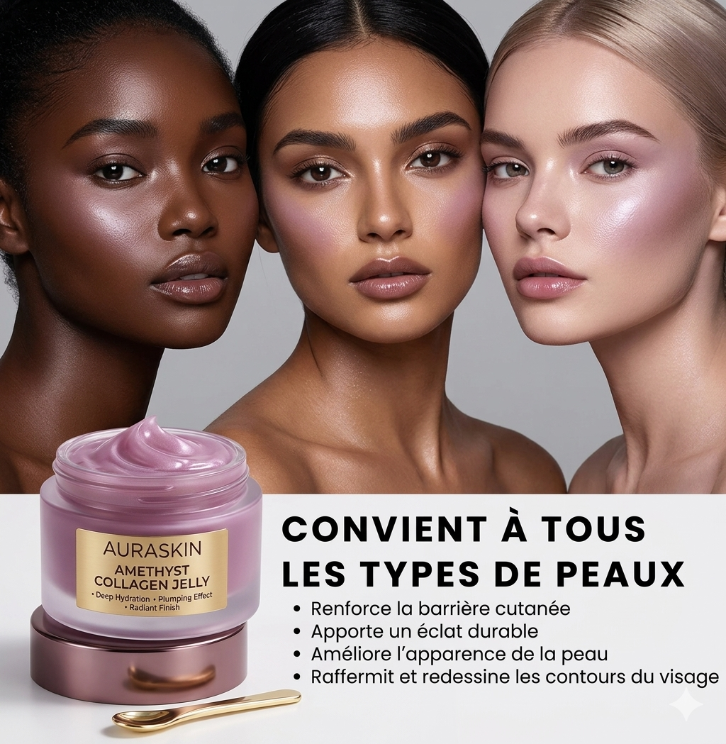 Crème hydratante au collagène