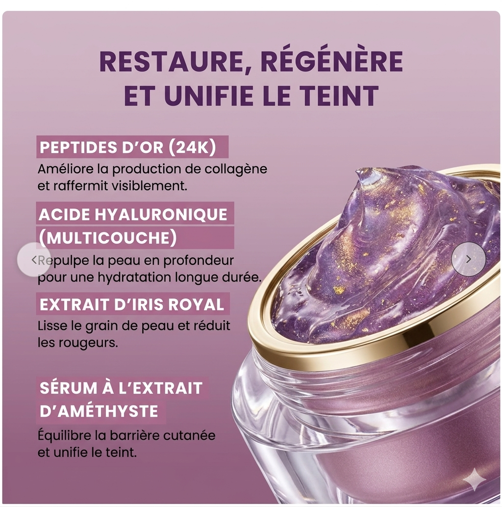 Crème hydratante au collagène